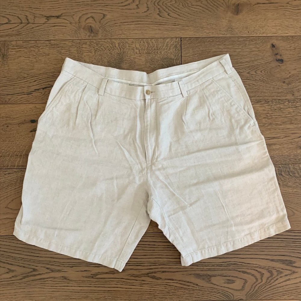 Linen shorts
